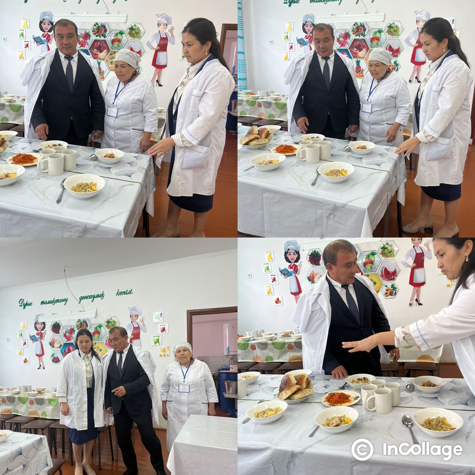 Шығанақ орта мектебінің асханасына бақылау